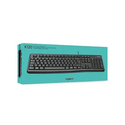 Logitech K120 Ergonomic Desktop USB Wired Keyboard